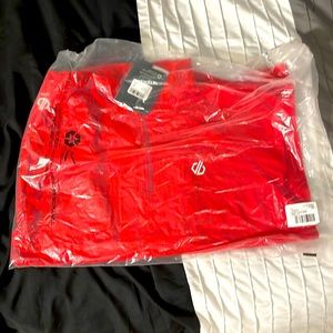 Dare2b Fuse Up II Core Stretch Mid Layer Half Zip Sweat in Red